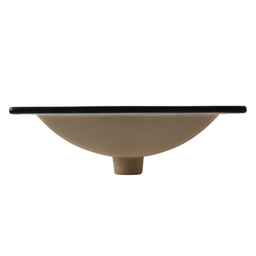 Ancillary 3-Hole 20 in. W x 18.25 in. D Classic Contemporary Rectangular Ceramic Single Sink Basin Vanity Top - JONATHAN Y